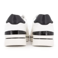 Clearance Baskets en toile hes avec logo doré Femme Femme Baskets, Sneakers