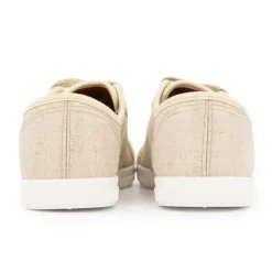 Best Baskets en toile cloruni couleur sable lacets blancs Femme Femme Baskets, Sneakers