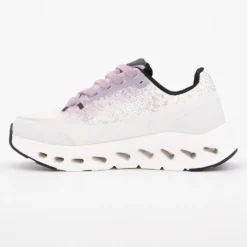 Clearance Baskets en toile imprimé avec lacets Femme Femme Baskets, Sneakers