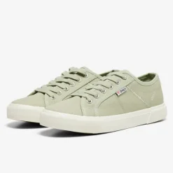 Discount Baskets en toile nicola à lacets blancs Femme Femme Baskets, Sneakers