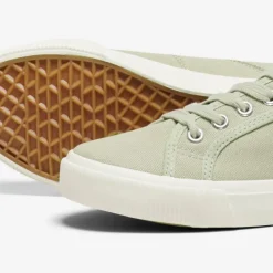 Discount Baskets en toile nicola à lacets blancs Femme Femme Baskets, Sneakers