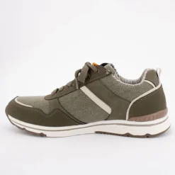 Best Baskets en toile olive avec zip Homme Homme Baskets, Sneakers