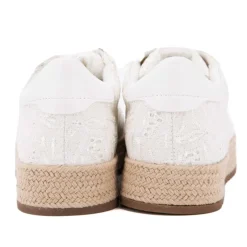 Sale Baskets espadrille avec broderie fleurs Femme Femme Baskets, Sneakers
