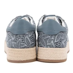 Best Baskets espadrille avec broderie fleurs Femme Femme Baskets, Sneakers