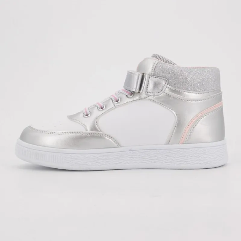 Discount Baskets hautes à paillettes avec scratch Enfant Enfant Chaussures Fille|Chaussures Garçon