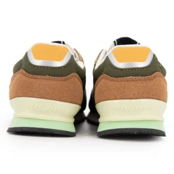 New Baskets london class b lacets beiges semelle vert pastel Enfant Enfant Chaussures Garçon|Chaussures Fille