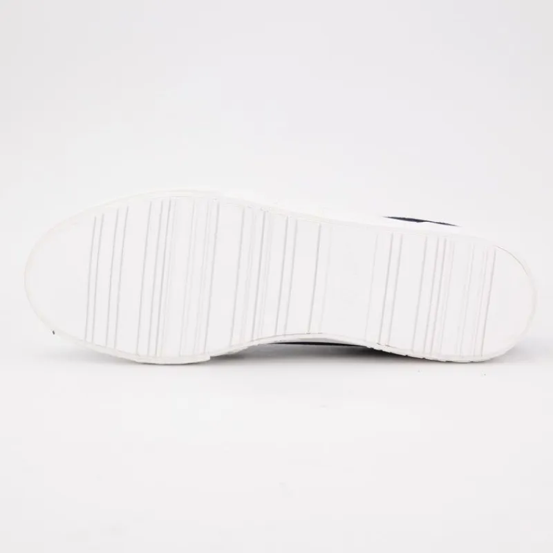 New Baskets mediaval en toile avec lacets à rayures Homme Homme Baskets, Sneakers