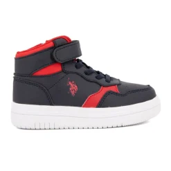 Discount Baskets montantes à scratch bleu rouge fermeture zip Enfant Enfant Chaussures Garçon|Chaussures Fille