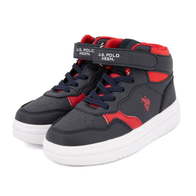 Discount Baskets montantes à scratch bleu rouge fermeture zip Enfant Enfant Chaussures Garçon|Chaussures Fille