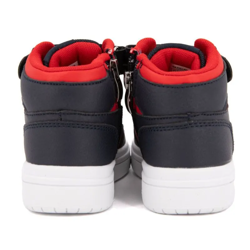 Discount Baskets montantes à scratch bleu rouge fermeture zip Enfant Enfant Chaussures Garçon|Chaussures Fille