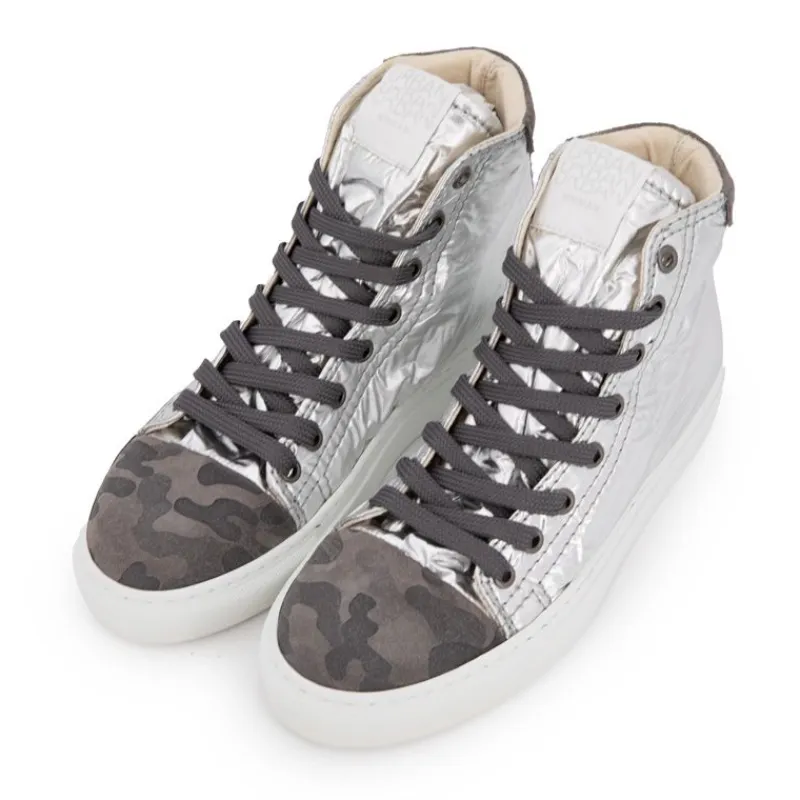 New Baskets montantes ée et camouflage Femme Femme Baskets, Sneakers