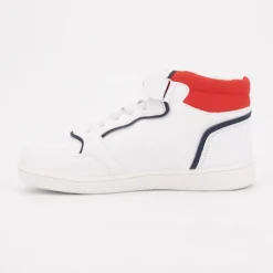 Clearance Baskets montantes avec lacets new york cheval brodé coloré Enfant Enfant Chaussures Fille|Chaussures Garçon