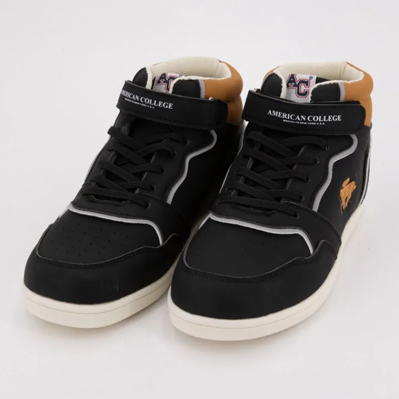 Online Baskets montantes avec lacets new york cheval brodé coloré Enfant Enfant Chaussures Fille|Chaussures Garçon