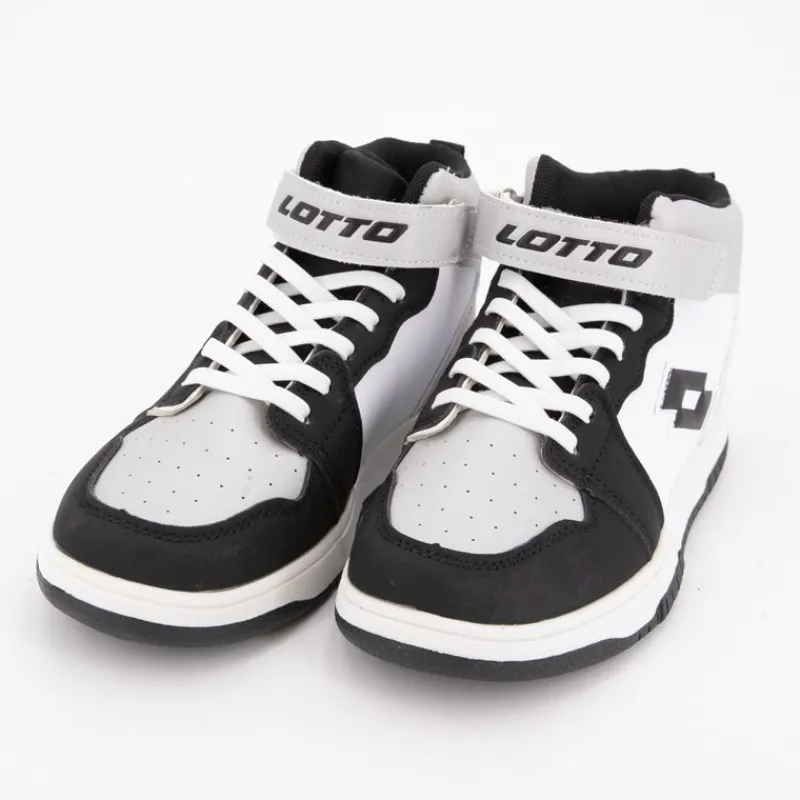 Outlet Baskets montantes avec scratch et lacets Enfant Enfant Chaussures Fille|Chaussures Garçon