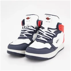 Online Baskets montantes bi color à lacets Enfant Enfant Chaussures Fille|Chaussures Garçon