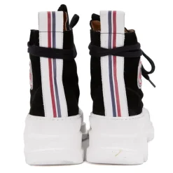 Sale Baskets montantes cuir semelle épaisse blanc Femme Femme Baskets, Sneakers