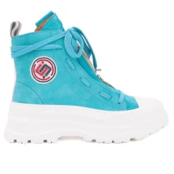 Sale Baskets montantes cuir semelle épaisse blanc Femme Femme Baskets, Sneakers