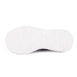 Hot Baskets montantes cuir semelle épaisse blanc Femme Femme Baskets, Sneakers