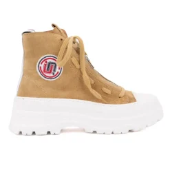 Discount Baskets montantes cuir semelle épaisse blanc Femme Femme Baskets, Sneakers