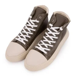 Discount Baskets montantes vert semelle épaisse Homme Homme Baskets, Sneakers