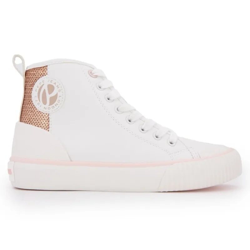 Outlet Baskets montantes ottis young g à sequins gold rose Enfant Enfant Chaussures Garçon|Chaussures Fille