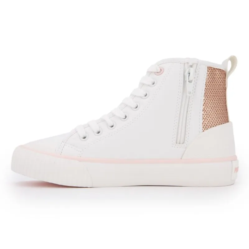 Outlet Baskets montantes ottis young g à sequins gold rose Enfant Enfant Chaussures Garçon|Chaussures Fille