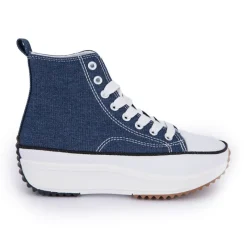 New Baskets montantes Run Star Hike Plateform toile bayane Femme Femme Baskets, Sneakers