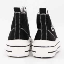 Clearance Baskets montantes toile unie melvina Femme Femme Baskets, Sneakers