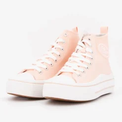 Discount Baskets montantes toile unie melvina Femme Femme Baskets, Sneakers