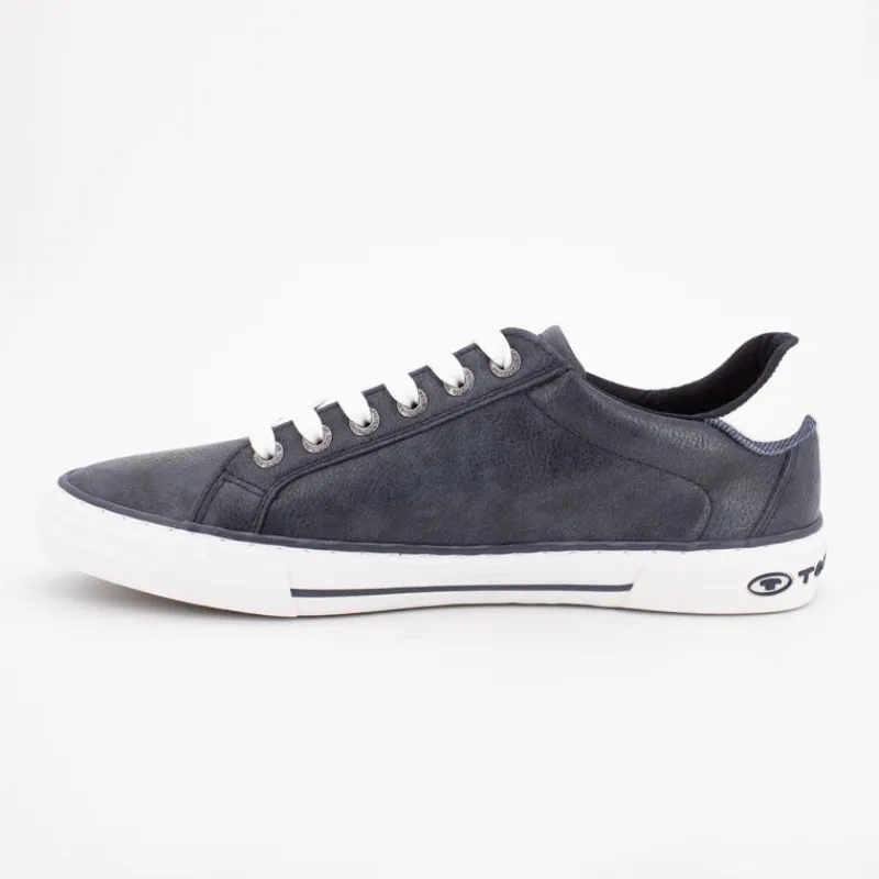 Sale Baskets navy avec fermeture éclair Homme Homme Baskets, Sneakers