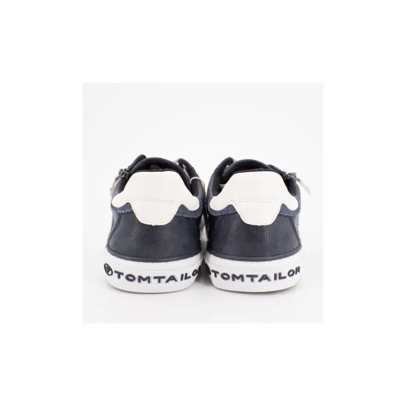 Sale Baskets navy avec fermeture éclair Homme Homme Baskets, Sneakers