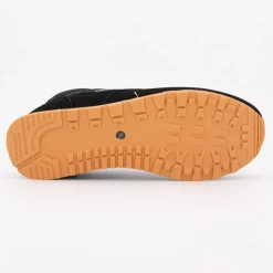 Hot Baskets es logo doré semelle grises Homme Homme Baskets, Sneakers