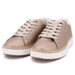 Online Baskets rose gold à lacets Femme Femme Baskets, Sneakers