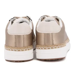 Online Baskets rose gold à lacets Femme Femme Baskets, Sneakers