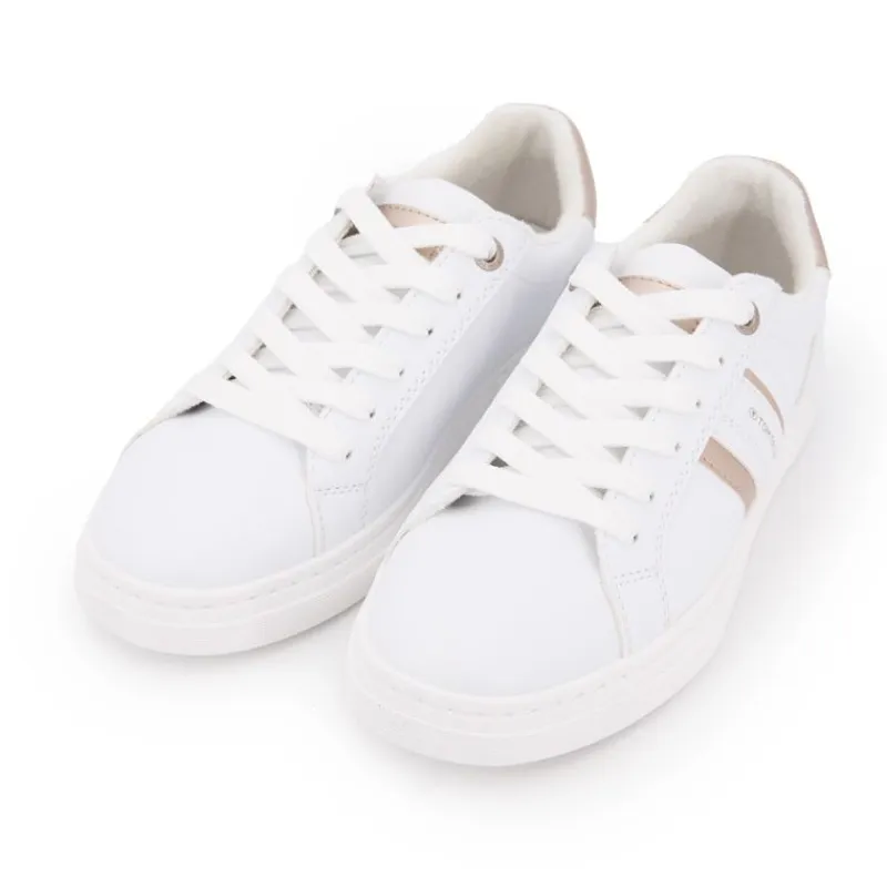 Hot Baskets rose gold avec lacets s Femme Femme Baskets, Sneakers