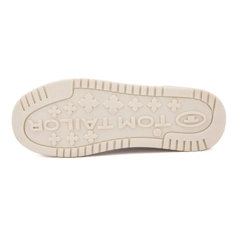 Hot Baskets silver à lacets semelle crème Femme Femme Baskets, Sneakers