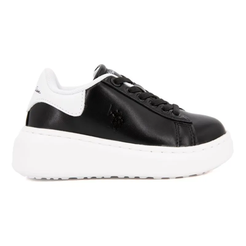 Hot Baskets similicuir grande semelle avec lacets Enfant Enfant Chaussures Garçon|Chaussures Fille