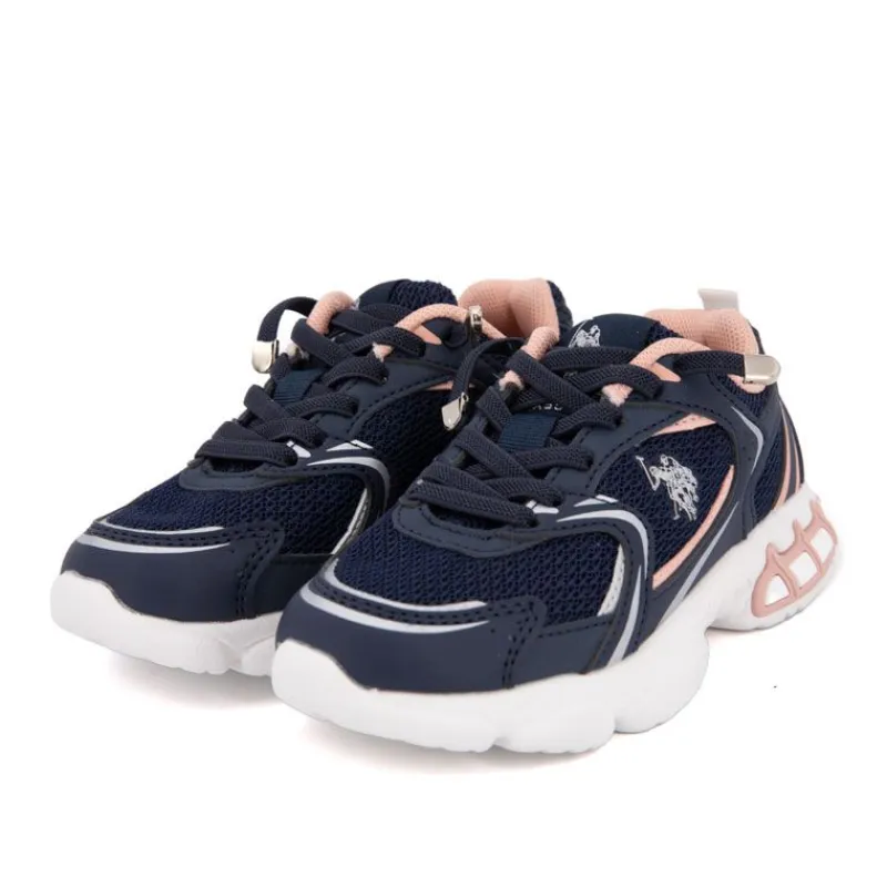 Hot Baskets streetwear tissu avec touches de couleur Enfant Enfant Chaussures Fille|Chaussures Garçon