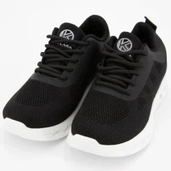 Discount Baskets toile à lacets bi color semelle à motif Femme Femme Baskets, Sneakers