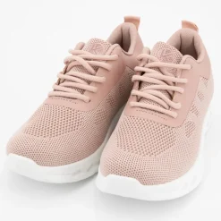 Outlet Baskets toile à lacets bi color semelle à motif Femme Femme Baskets, Sneakers