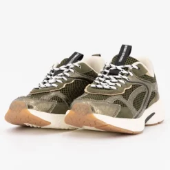 Online Baskets toile à lacets semelle blanche Femme Femme Baskets, Sneakers