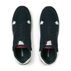 Hot Baskets toile beech à lacets semelle blanche crantée Homme Homme Baskets, Sneakers