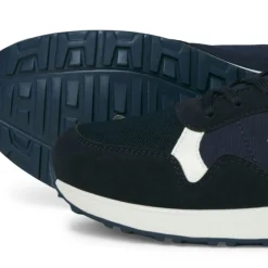 Hot Baskets toile beech à lacets semelle blanche crantée Homme Homme Baskets, Sneakers