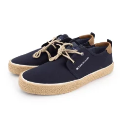 Discount Baskets toile espadrille navy à lacets Homme Homme Baskets, Sneakers