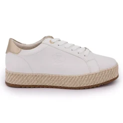 Online Baskets unies semelle corde Femme Femme Baskets, Sneakers