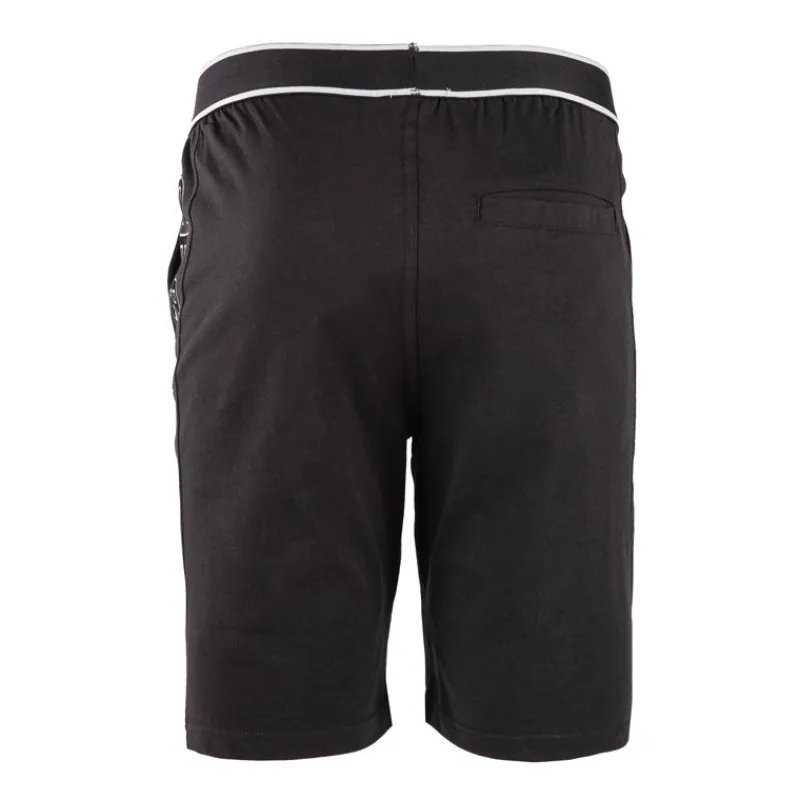 Sale Bermuda buffa taille élastique liseré logo latéral Homme Homme Short, Bermuda