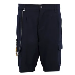 Sale Bermuda cargo avec chaine à perles midnight blue Homme Homme Short, Bermuda
