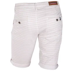Outlet Bermuda chino à motif vigon white Homme Homme Short, Bermuda