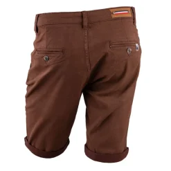Outlet Bermuda chino coton stretch armuré Varen Homme Homme Short, Bermuda
