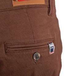 Outlet Bermuda chino coton stretch armuré Varen Homme Homme Short, Bermuda